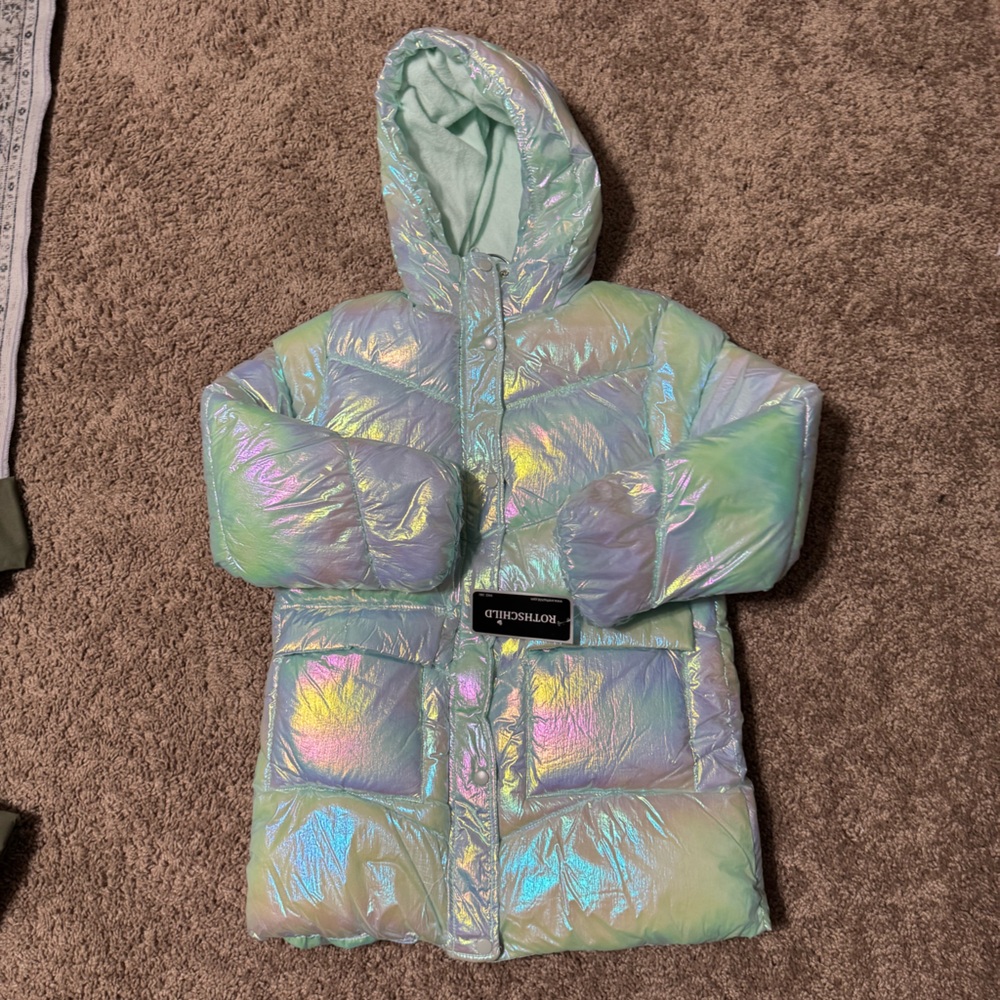 Rothschild Iridescent Mint Girls Jacket